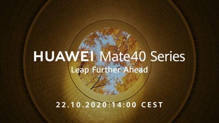 Oficial: Huawei Mate40 será anunciado a 22 de Outubro Oficial: Huawei Mate40 será anunciado a 22 de Outubro
