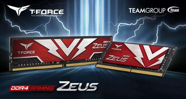 TEAMGROUP anuncia dois novos módulos de memória para jogos da série ZEUS TEAMGROUP anuncia dois novos módulos de memória para jogos da série ZEUS