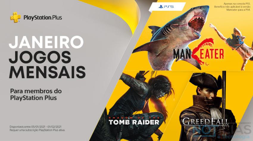 Já são conhecidos os jogos gratuitos de Janeiro 2021 no PlayStation Plus Já são conhecidos os jogos gratuitos de Janeiro 2021 no PlayStation Plus