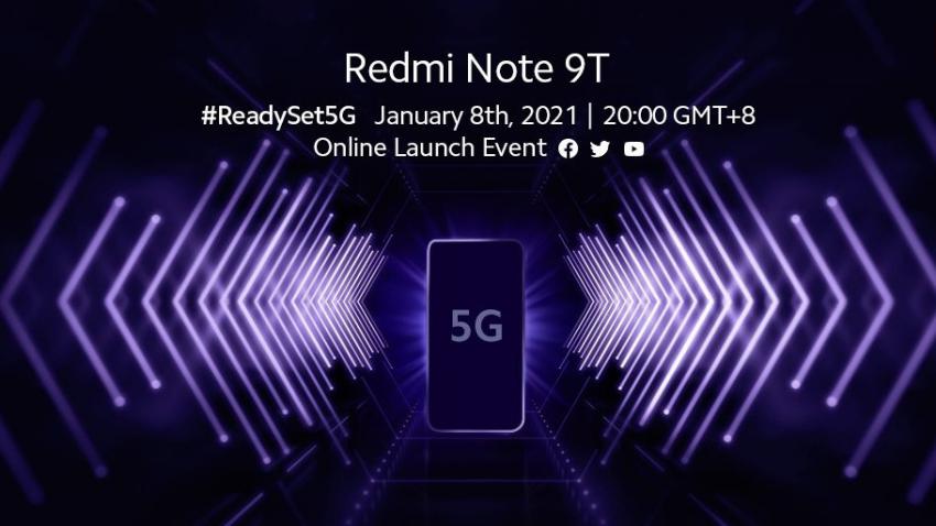 Oficial: Redmi Note 9T será anunciado a 8 de Janeiro Oficial: Redmi Note 9T será anunciado a 8 de Janeiro