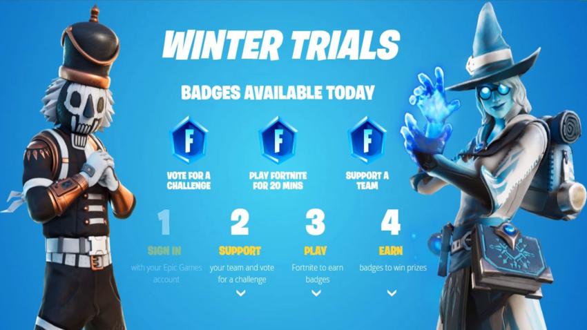 Winter Trials está a chegar ao Fortnite Winter Trials está a chegar ao Fortnite