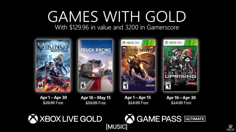 Revelados os Xbox Games With Gold para Abril de 2021 Revelados os Xbox Games With Gold para Abril de 2021