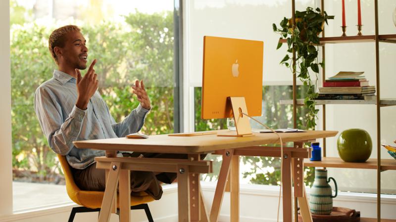 Apple lança o novo e colorido iMac M1 Apple lança o novo e colorido iMac M1