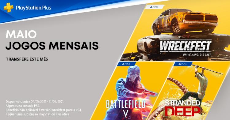 Battlefield V entre os jogos do mês de Maio no PlayStation Plus Battlefield V entre os jogos do mês de Maio no PlayStation Plus