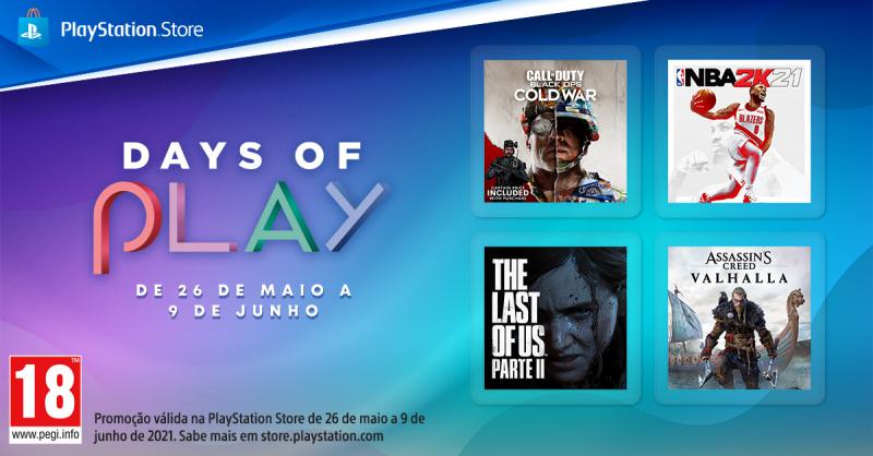 Days of Play 2021 chega com muitas ofertas para a PlayStation Days of Play 2021 chega com muitas ofertas para a PlayStation