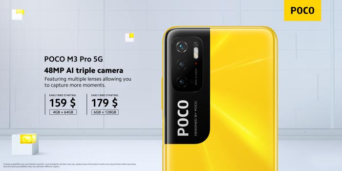 Anunciado ontem, Poco M3 Pro 5G em promoção Anunciado ontem, Poco M3 Pro 5G em promoção