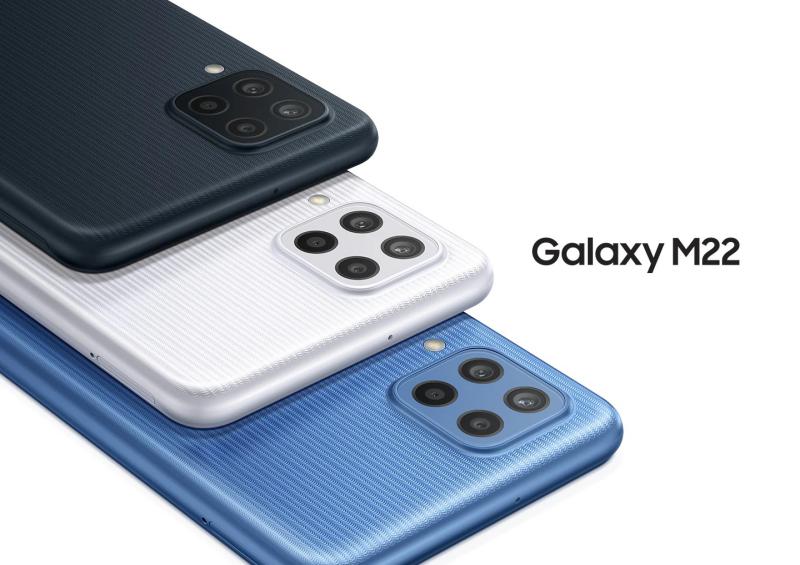 Samsung anuncia o novo Galaxy M22 Samsung anuncia o novo Galaxy M22