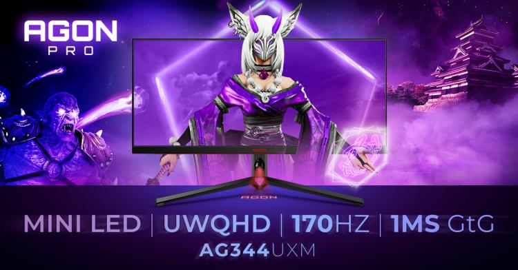 AGON by AOC anuncia monitor de gaming ultrawide MiniLED com 170Hz AGON by AOC anuncia monitor de gaming ultrawide MiniLED com 170Hz