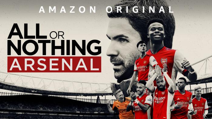 All or Nothing: Arsenal estreia hoje na Prime Video All or Nothing: Arsenal estreia hoje na Prime Video