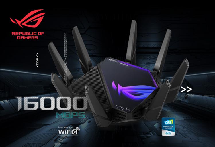 ASUS anuncia a disponibilidade do Rapture GT-AXE16000 ASUS anuncia a disponibilidade do Rapture GT-AXE16000