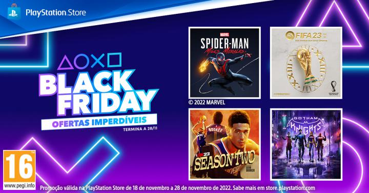 PlayStation iniciou a sua campanha de Black Friday PlayStation iniciou a sua campanha de Black Friday