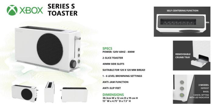 Depois de um frigorífico, uma torradeira está a chegar em forma de Xbox Series S Depois de um frigorífico, uma torradeira está a chegar em forma de Xbox Series S