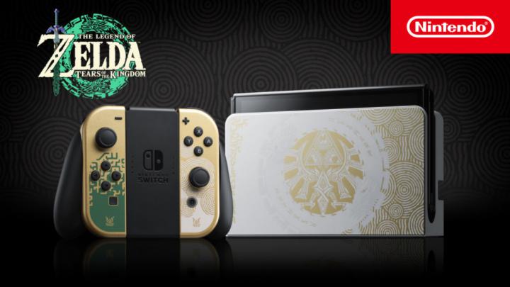 Nintendo anuncia uma Switch OLED com o tema Tears of the Kingdom Nintendo anuncia uma Switch OLED com o tema Tears of the Kingdom
