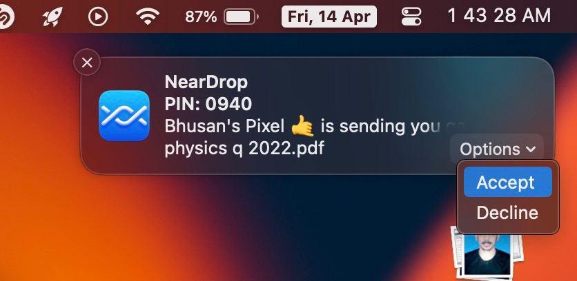 NearDrop: A aplicação que a Apple não vai gostar NearDrop: A aplicação que a Apple não vai gostar