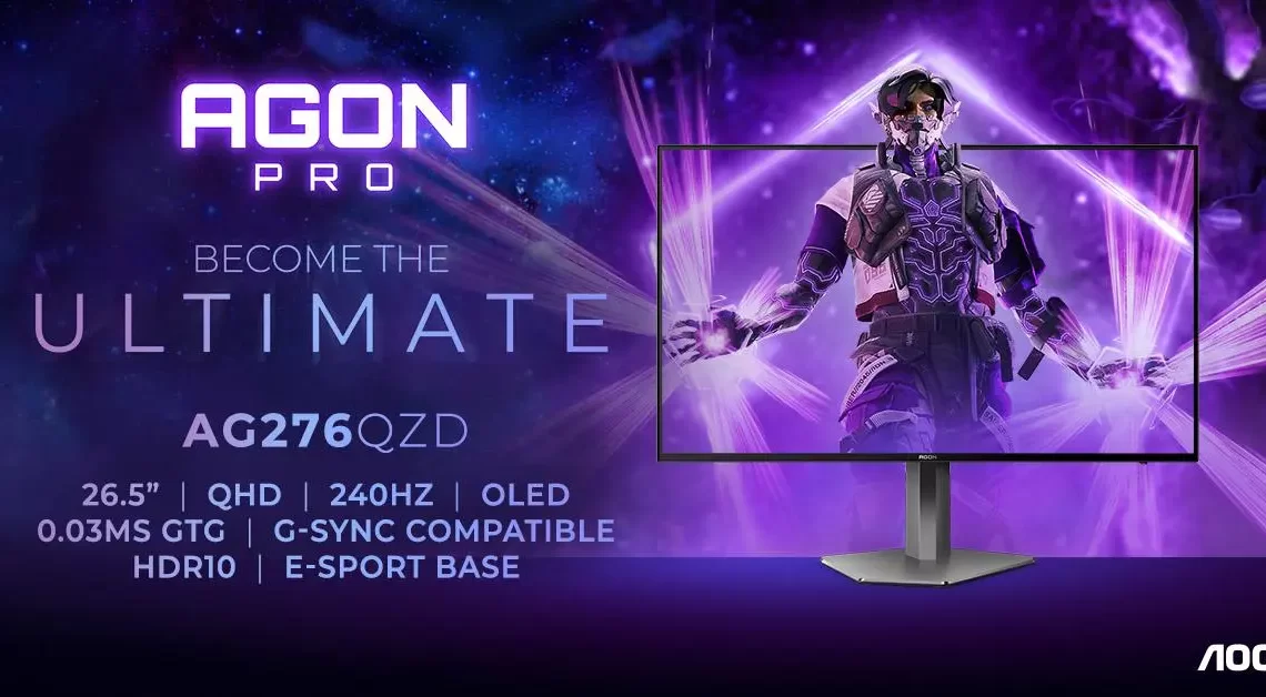 AGON by AOC tem novo monitor OLED de 27 polegadas com 240 Hz AGON by AOC tem novo monitor OLED de 27 polegadas com 240 Hz