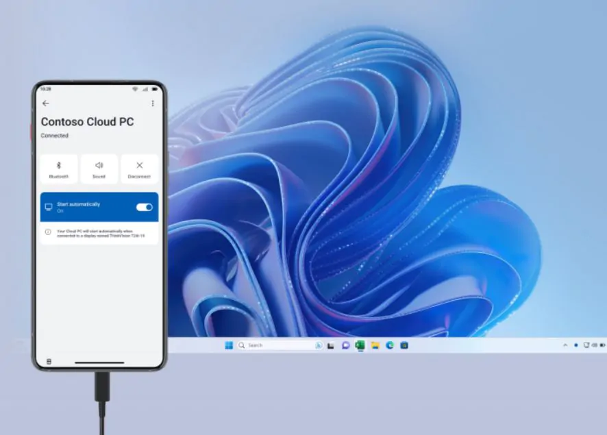 Microsoft transforma o seu smartphone Android num PC com Windows 11 Microsoft transforma o seu smartphone Android num PC com Windows 11