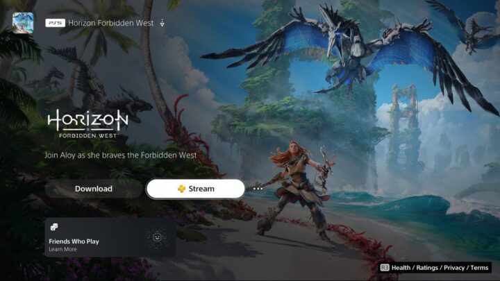 PlayStation 5 streaming