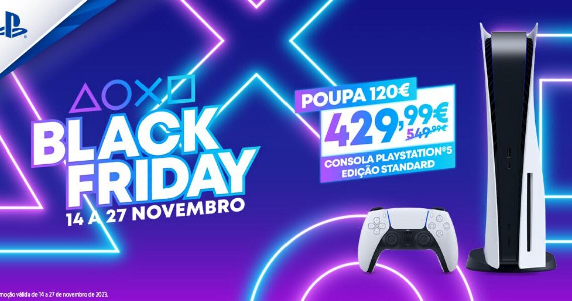 PlayStation Portugal celebra Black Friday com desconto de 120€ na PlayStation 5 PlayStation Portugal celebra Black Friday com desconto de 120€ na PlayStation 5