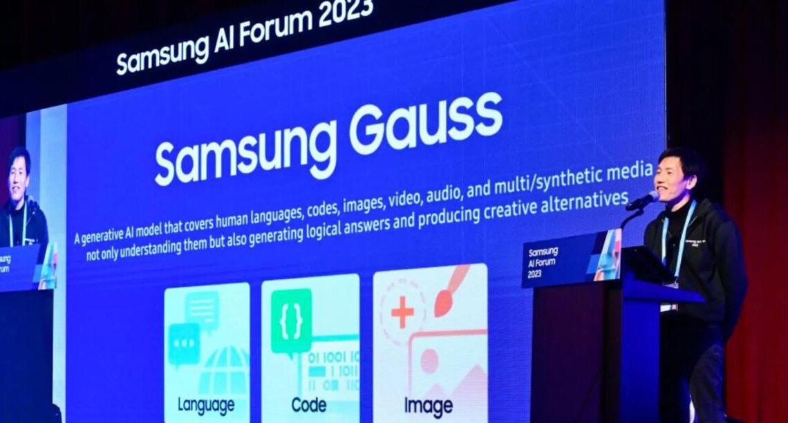 Samsung Gauss: empresa atira-se ao movimento da inteligência artificial Samsung Gauss: empresa atira-se ao movimento da inteligência artificial