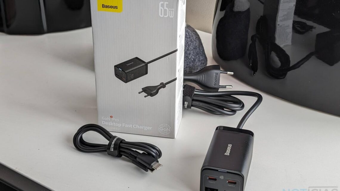 Análise Baseus GaN3 Pro: um carregador de 65W com 4 portas Análise Baseus GaN3 Pro: um carregador de 65W com 4 portas