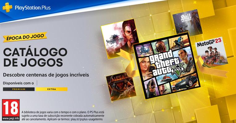 GTA V e Moto GP23 entre as novidades de dezembro no PS Plus Premium e Extra GTA V e Moto GP23 entre as novidades de dezembro no PS Plus Premium e Extra