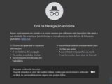 navegação anónima