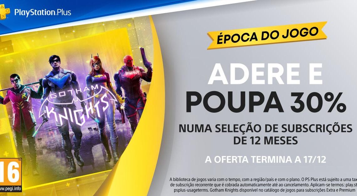 PlayStation Plus Premium e Extra com desconto de 30% PlayStation Plus Premium e Extra com desconto de 30%