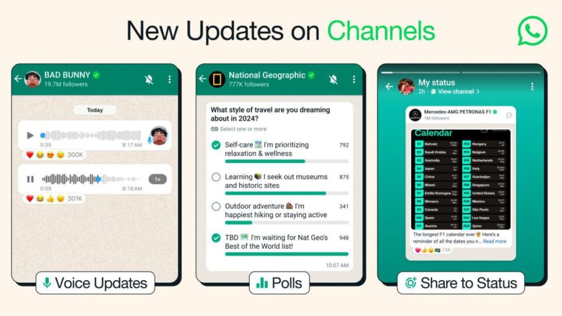 WhatsApp revela algumas novidades para os Canais WhatsApp revela algumas novidades para os Canais