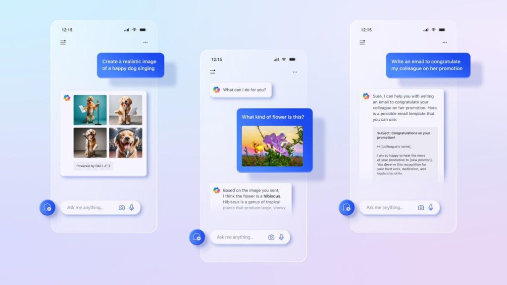 Microsoft revela oficialmente o Copilot para Android e iOS