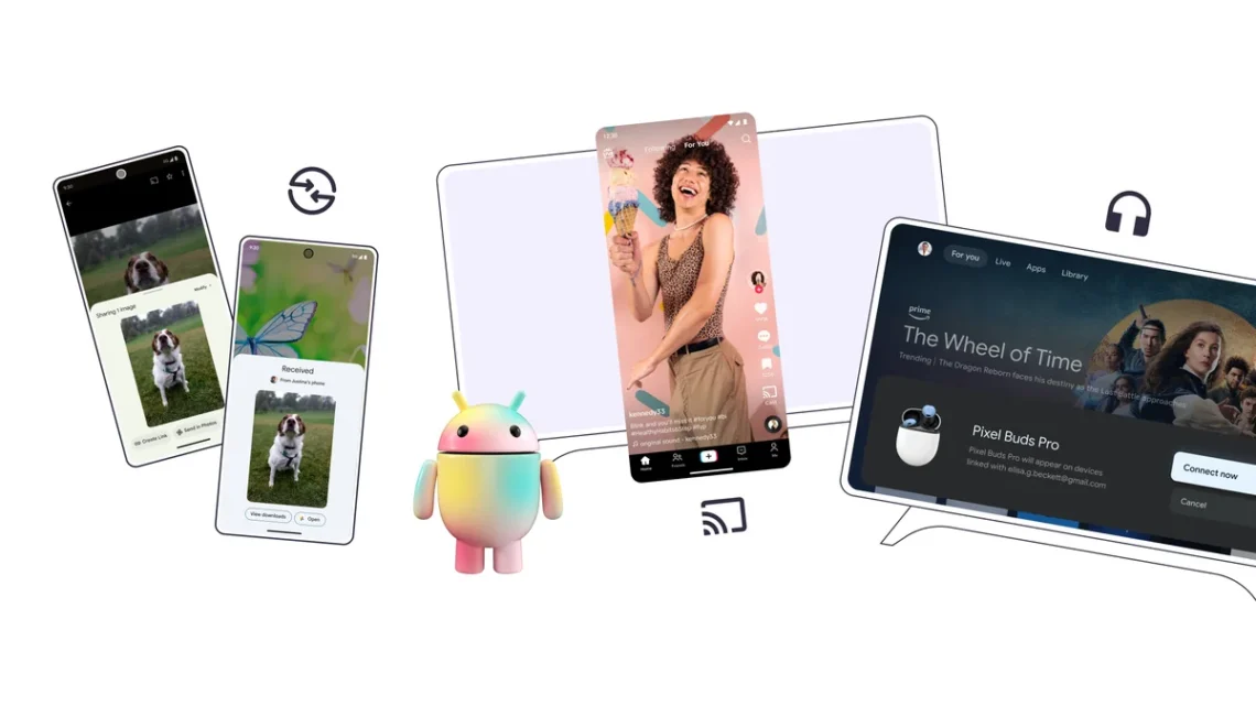 envio de ficheiros no Android Quick Share by google