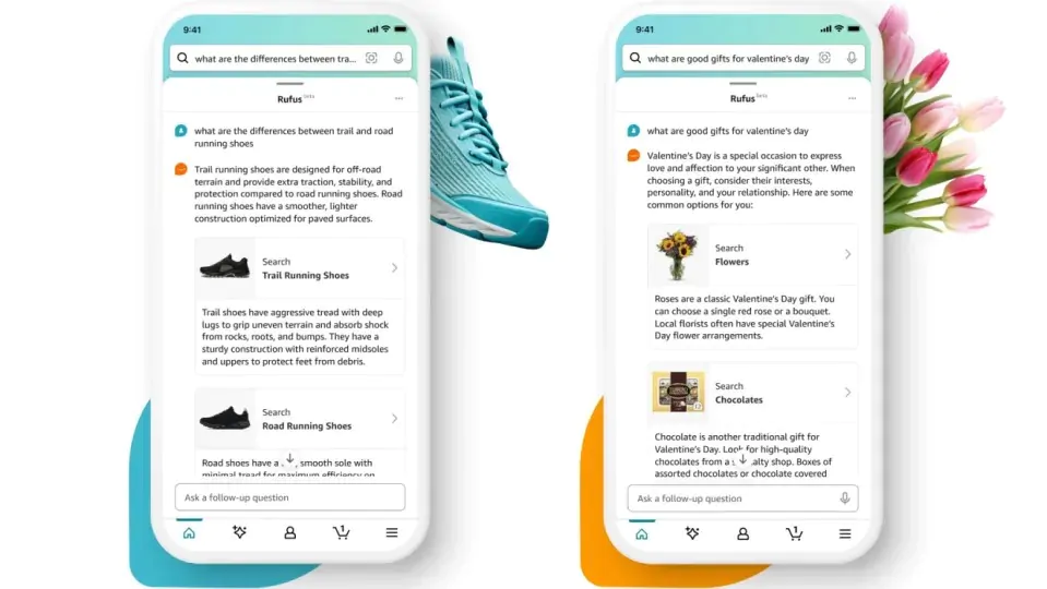 Rufus: novo assistente da Amazon alimentado por IA Rufus: novo assistente da Amazon alimentado por IA